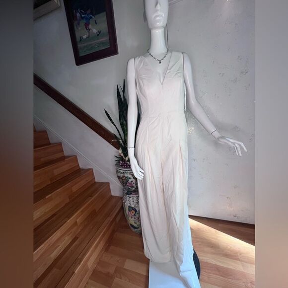 New Amsale LW136 - Sheer back Jumpsuit/size 4 new - Picture 4 of 7